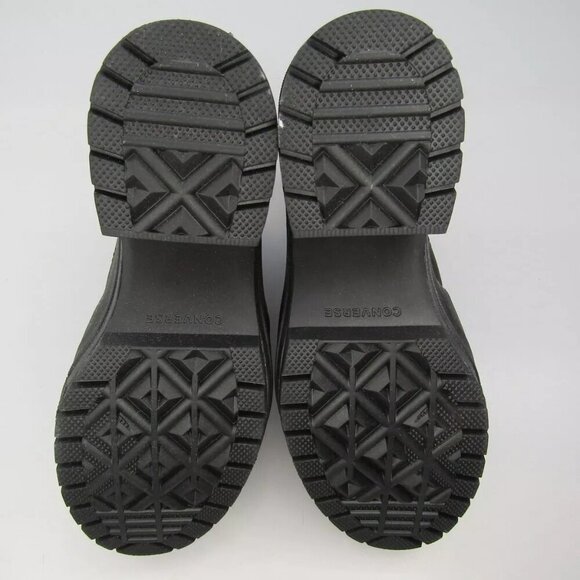 NEW CONVERSE Women Chuck 70 De Luxe Heel Leather Buckle Platform Sneaker Size 7 - Picture 6 of 9